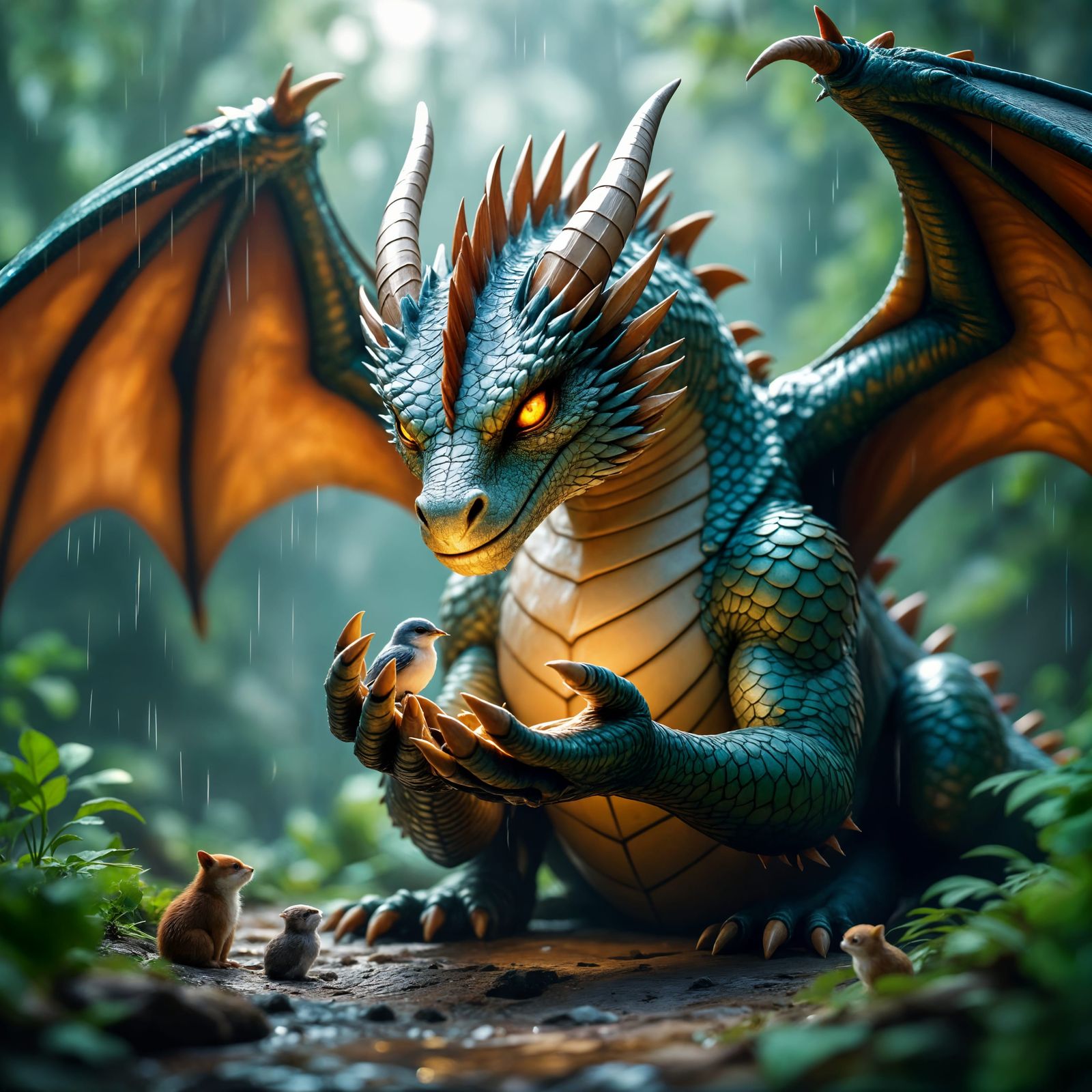 Gentle Guardian  by @Floe Joe 