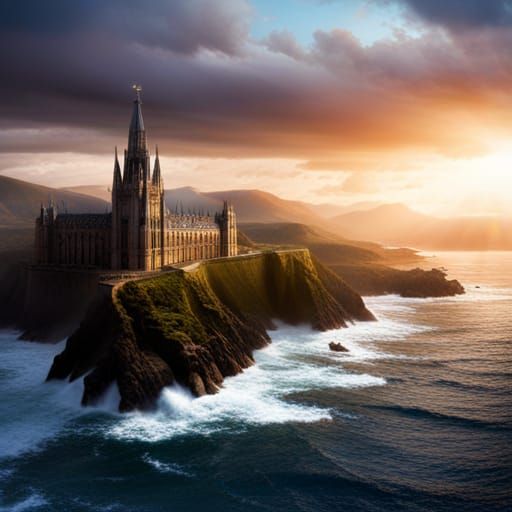 Seaside castle