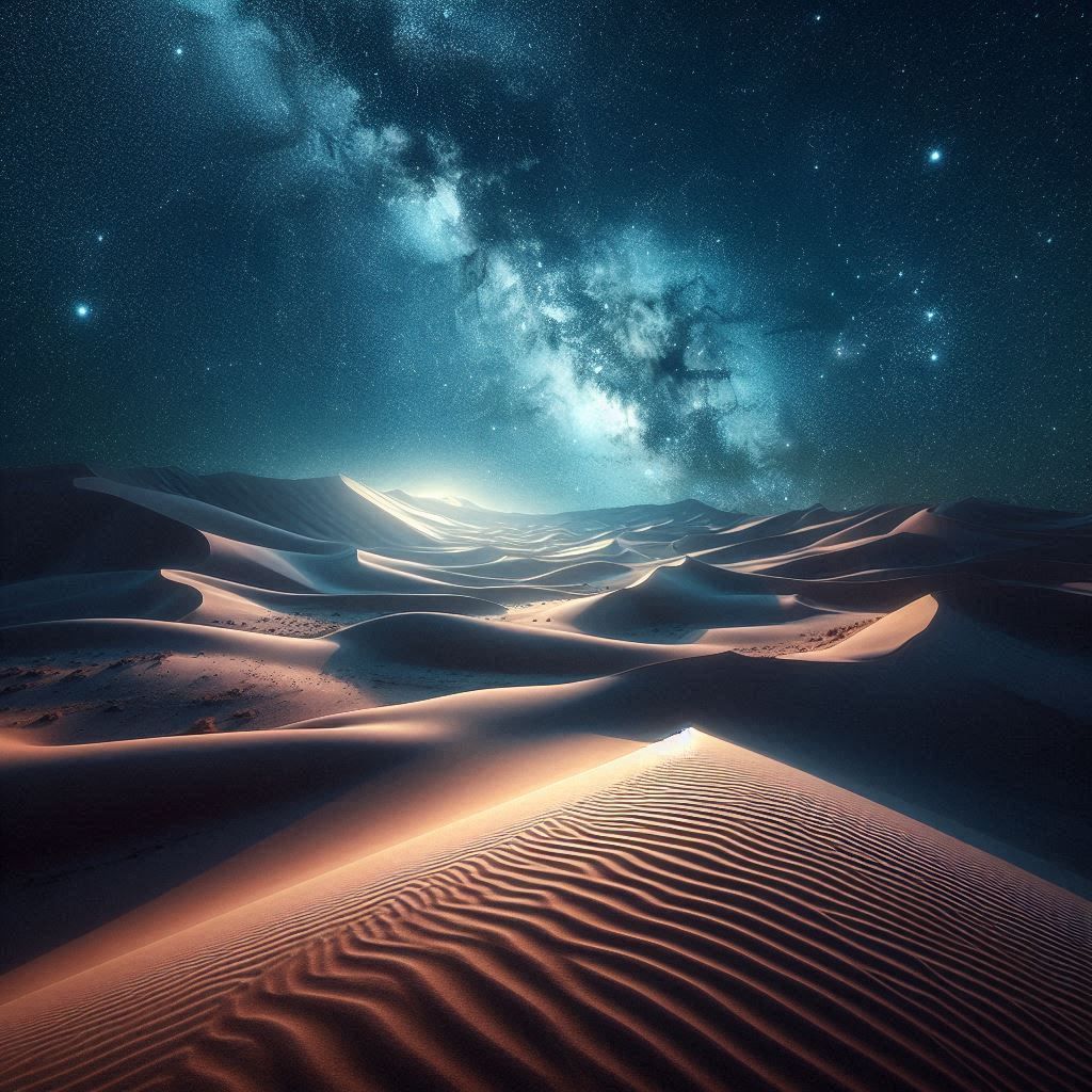 Lonely desert