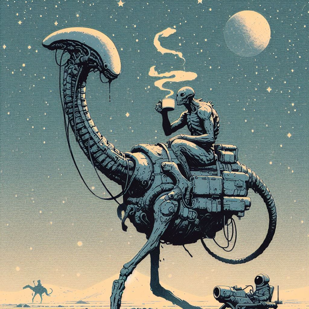 Tea time on an Alien world