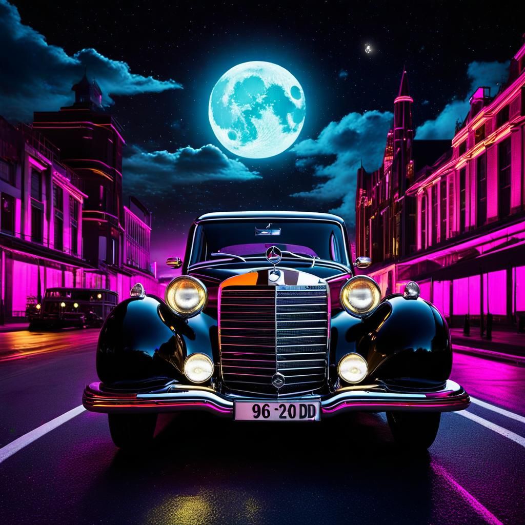 1937 Mercedes Benz 260D - AI Generated Artwork - NightCafe Creator