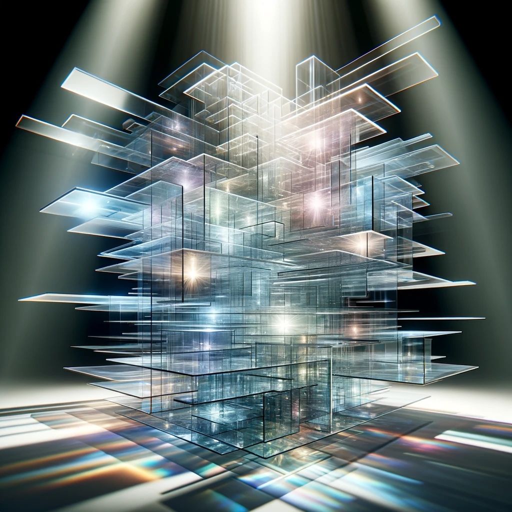 Epic Glass Pane Sculpture