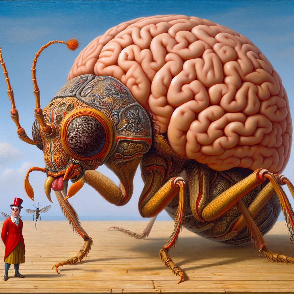 Big bug and little brain
