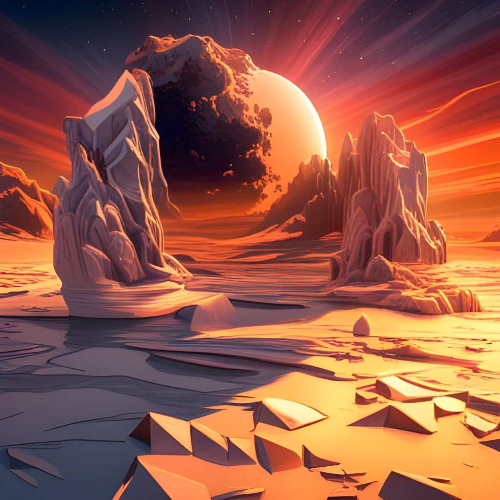 melting-ice-planet-ai-generated-artwork-nightcafe-creator