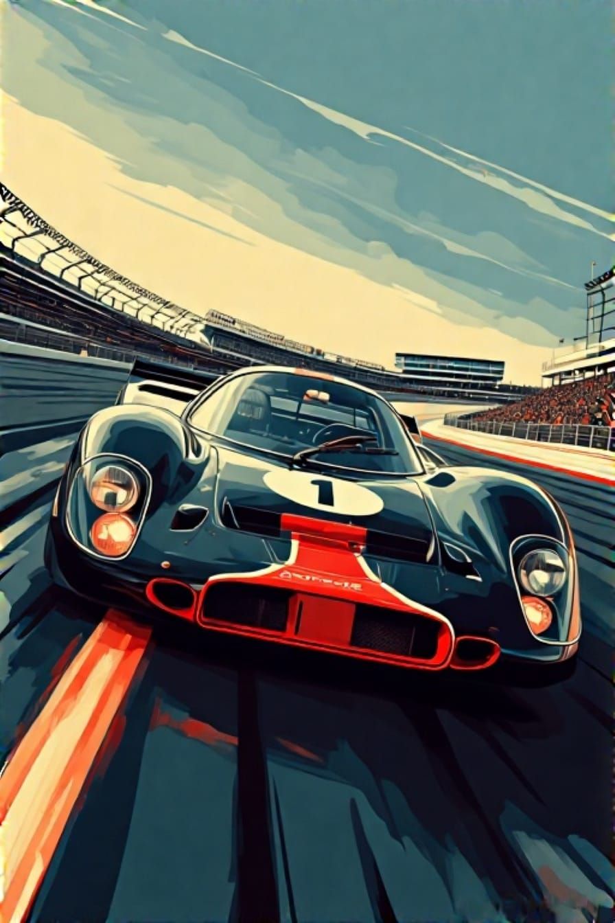 On the Banking at Daytona, Creative Upscale