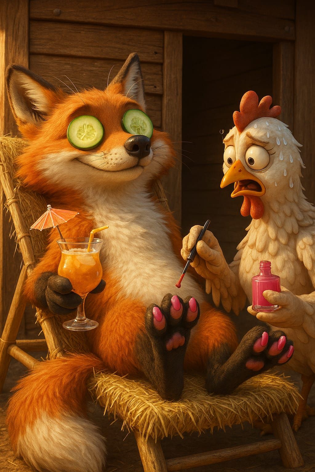 Nail Polish Emergency call on the Straw Spa