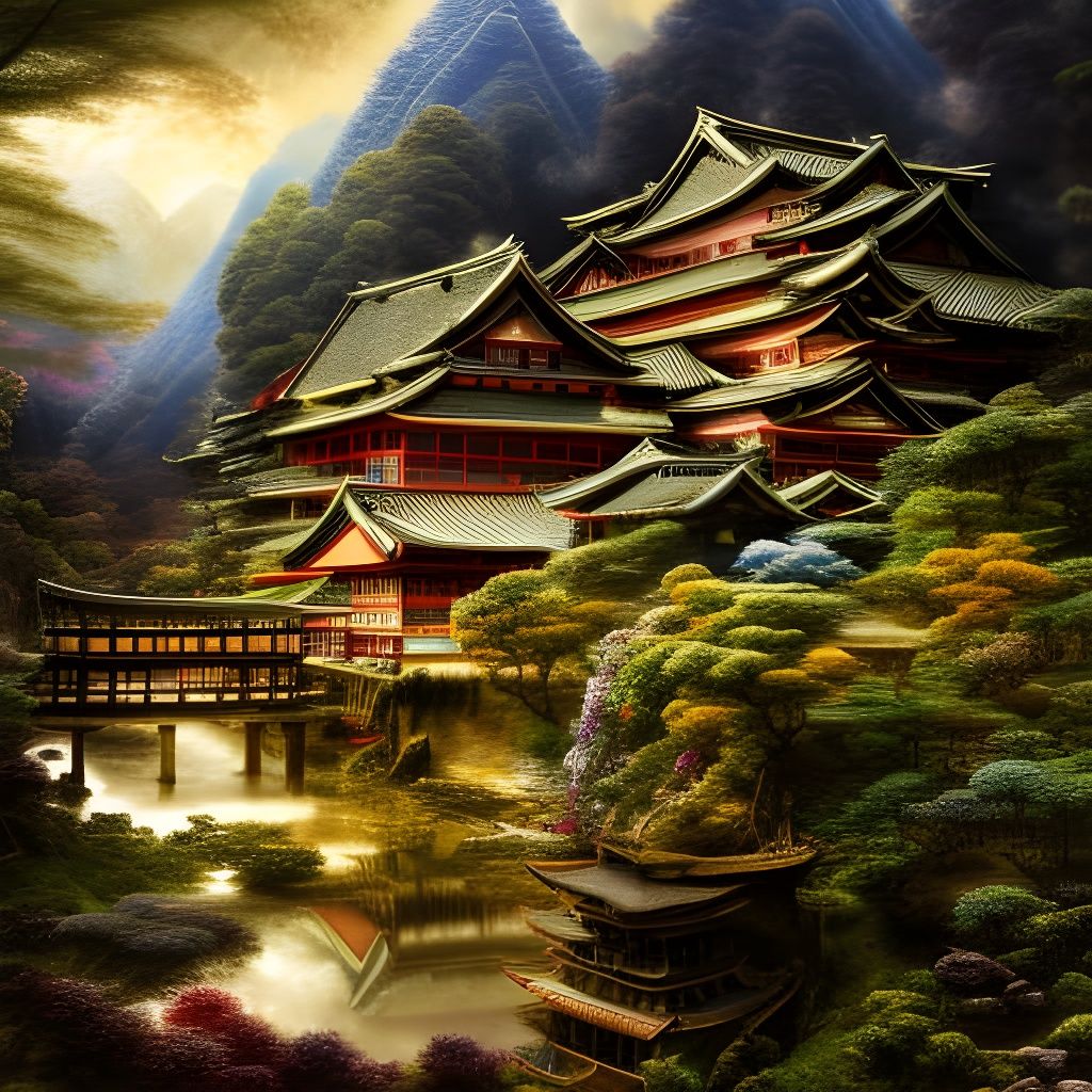 Japanese Mountain Village