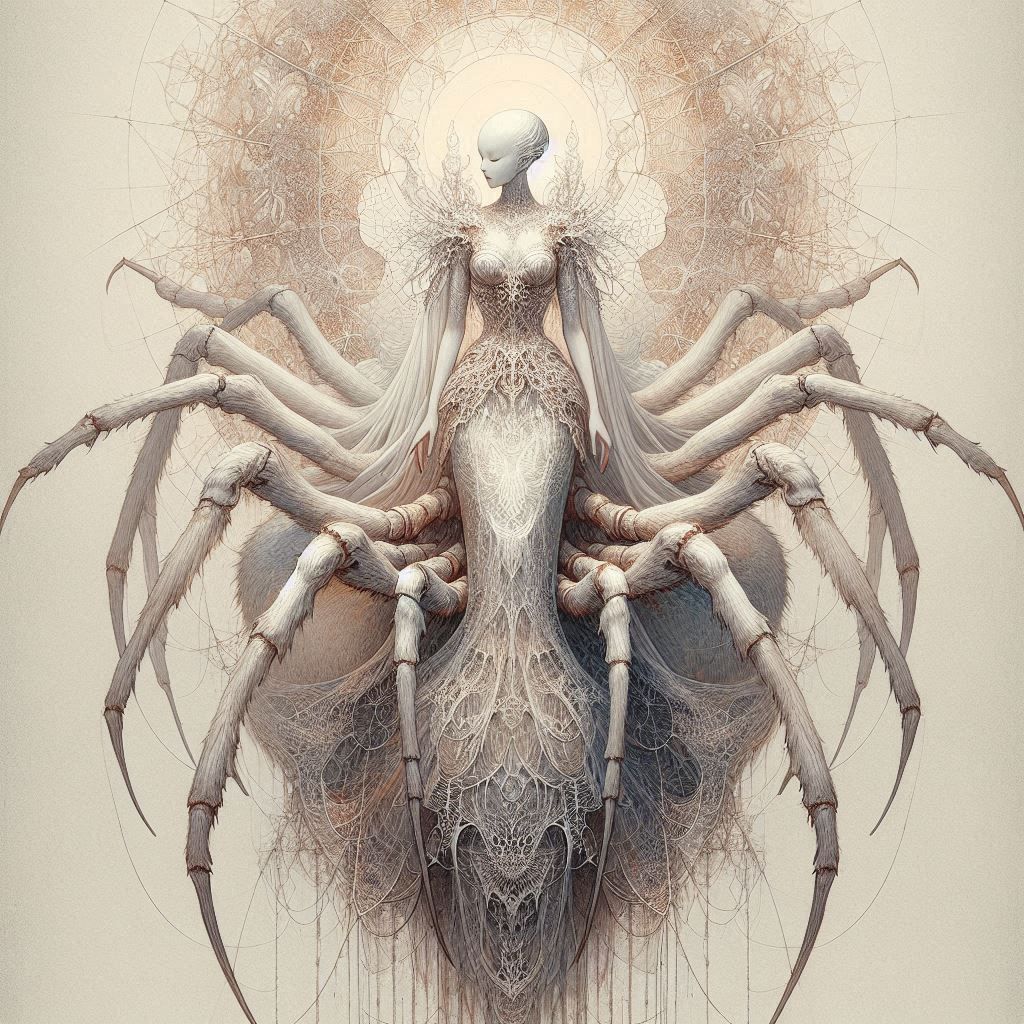 The dancing white lady