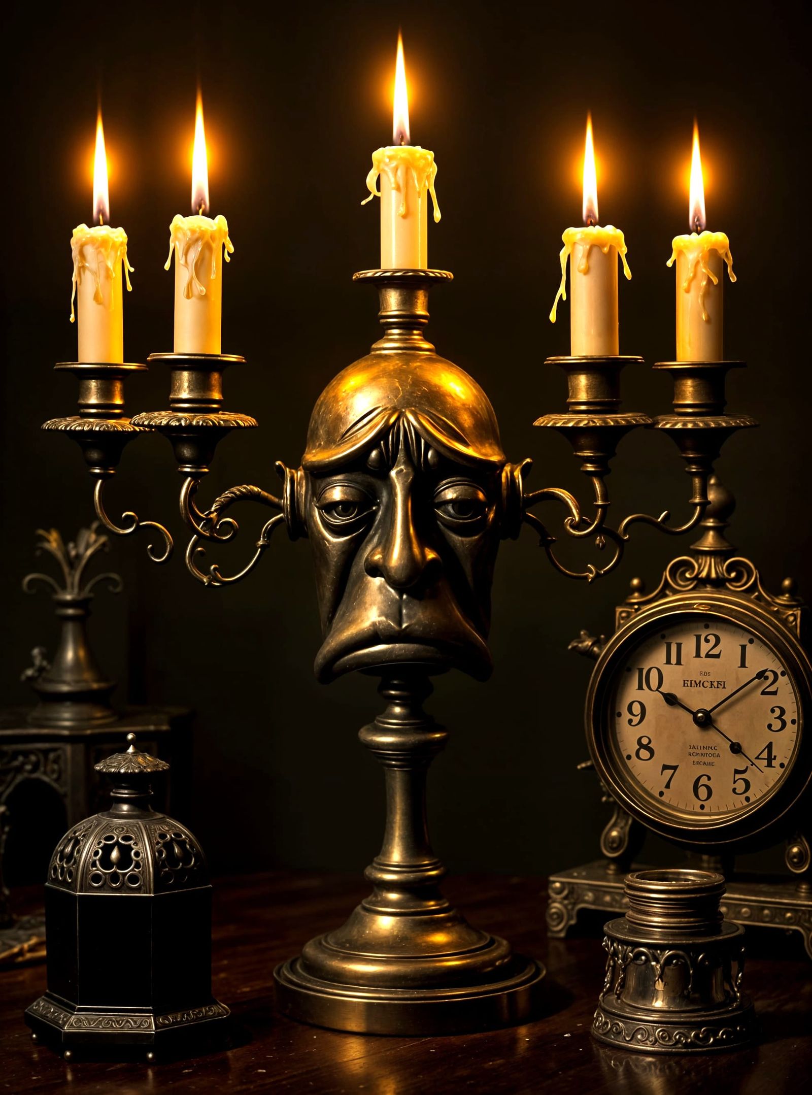 A sad candelabra  by @N-Irene