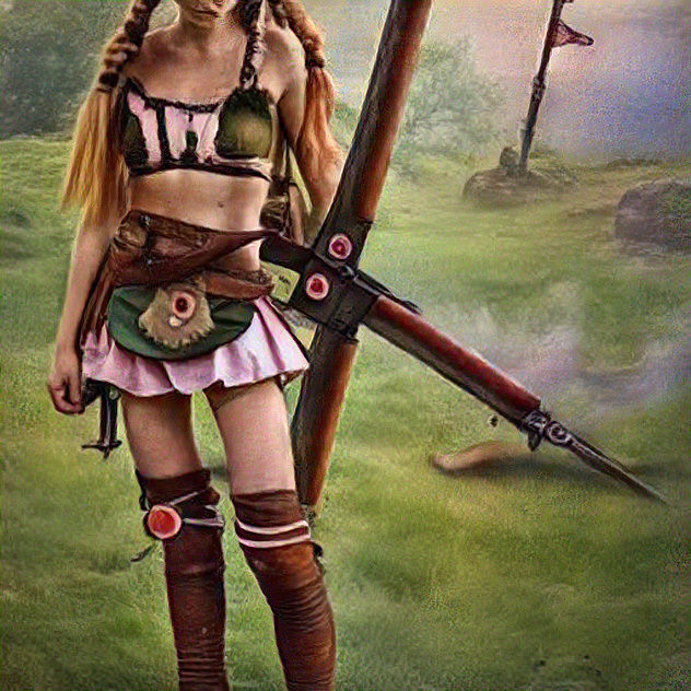 Pippi Longstocking Goddess of War. (Id)