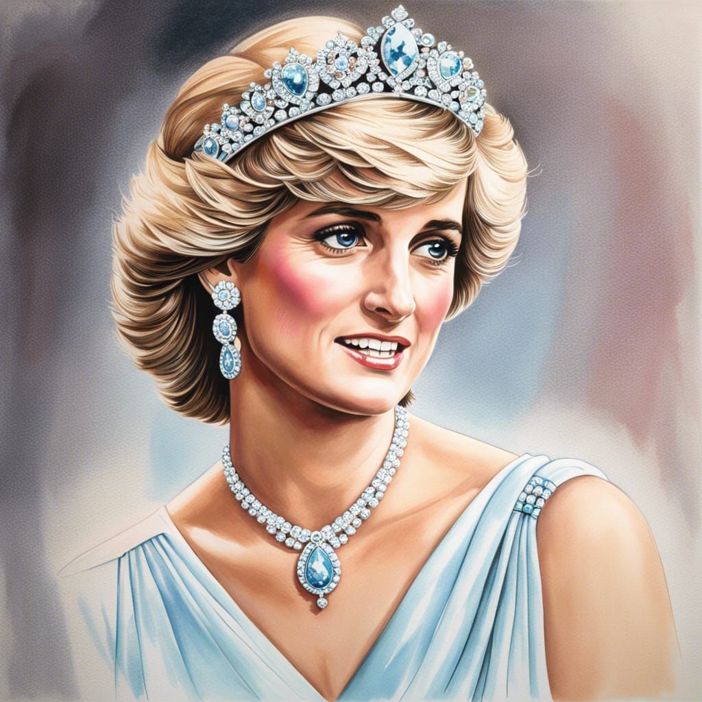 Princess Diana - AI Generated Artwork - NightCafe Creator