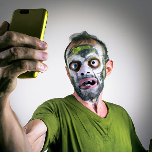 Zombie selfie