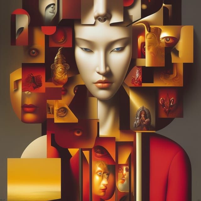 The Hall of Mirrors 2 AI Generated Artwork NightCafe Creator