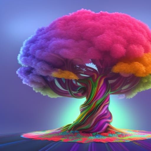 psychedelic tree undefined