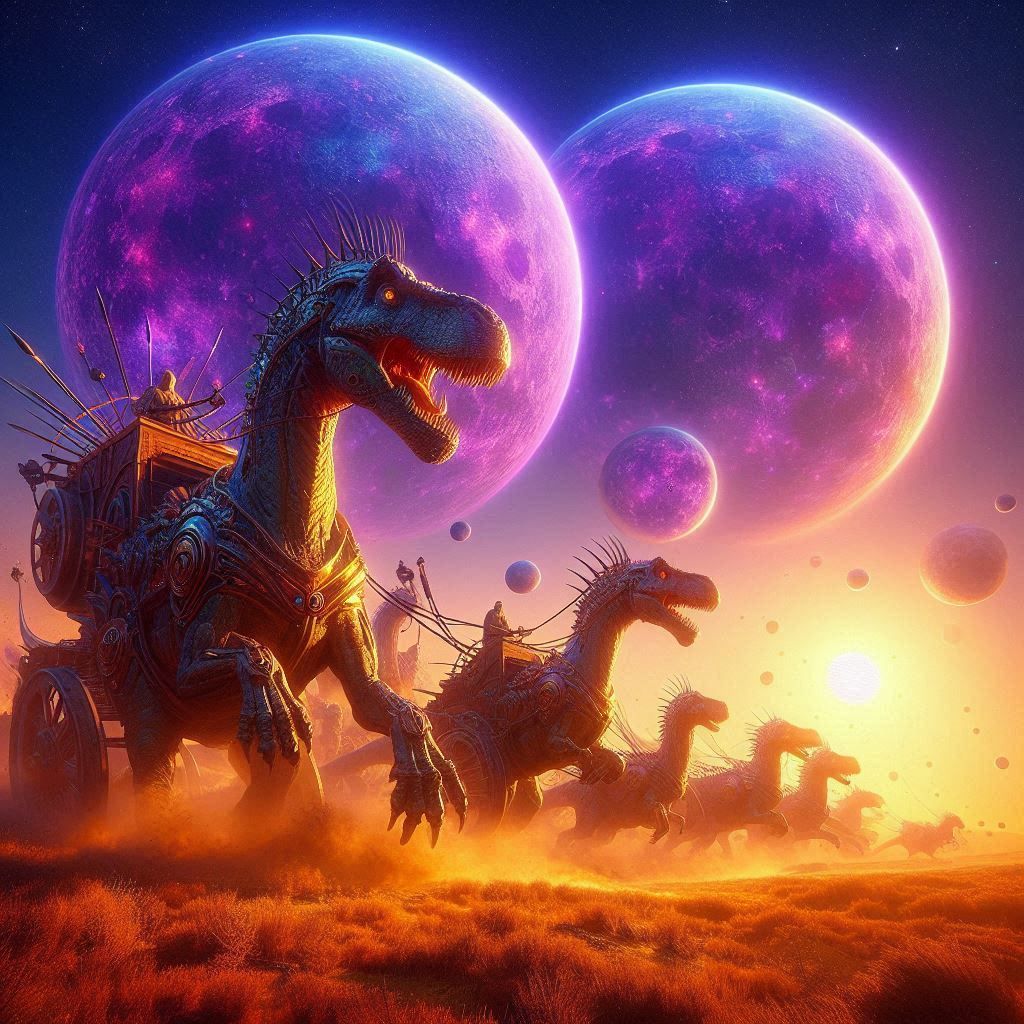 The Great Dino Chariot Race