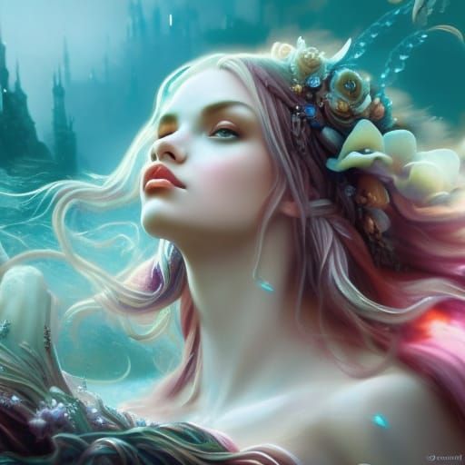 Beautiful Mermaid - AI Generated Artwork - NightCafe Creator