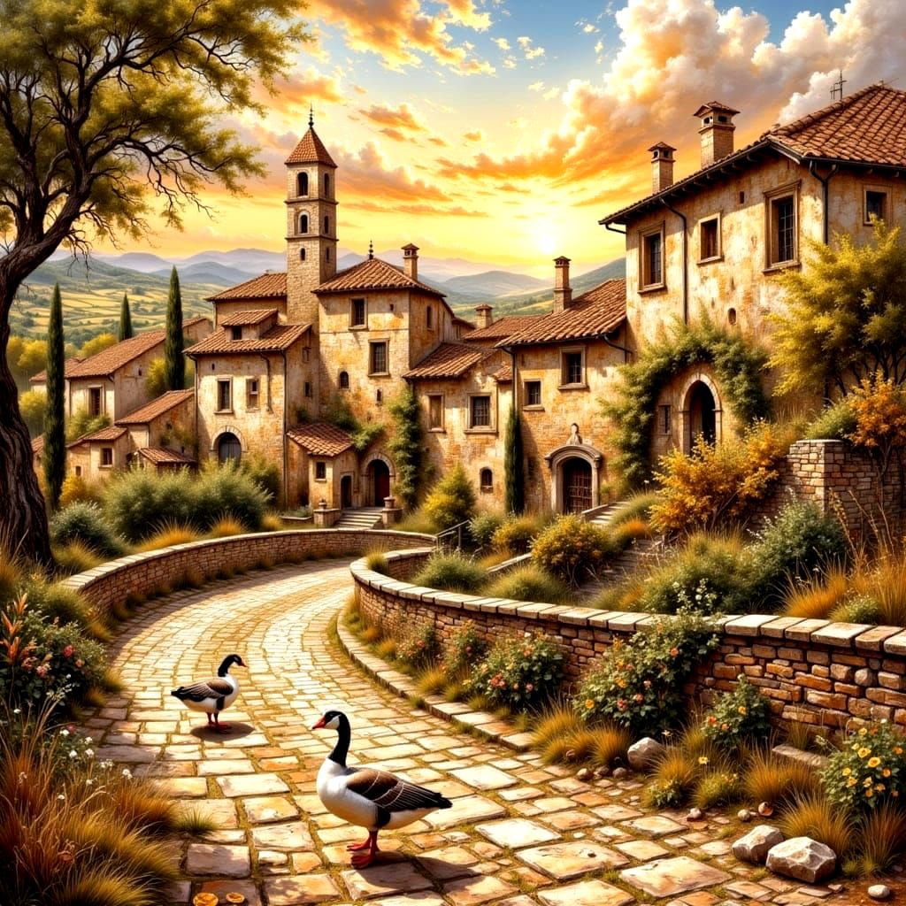 The road to the village  by @Neromagenta