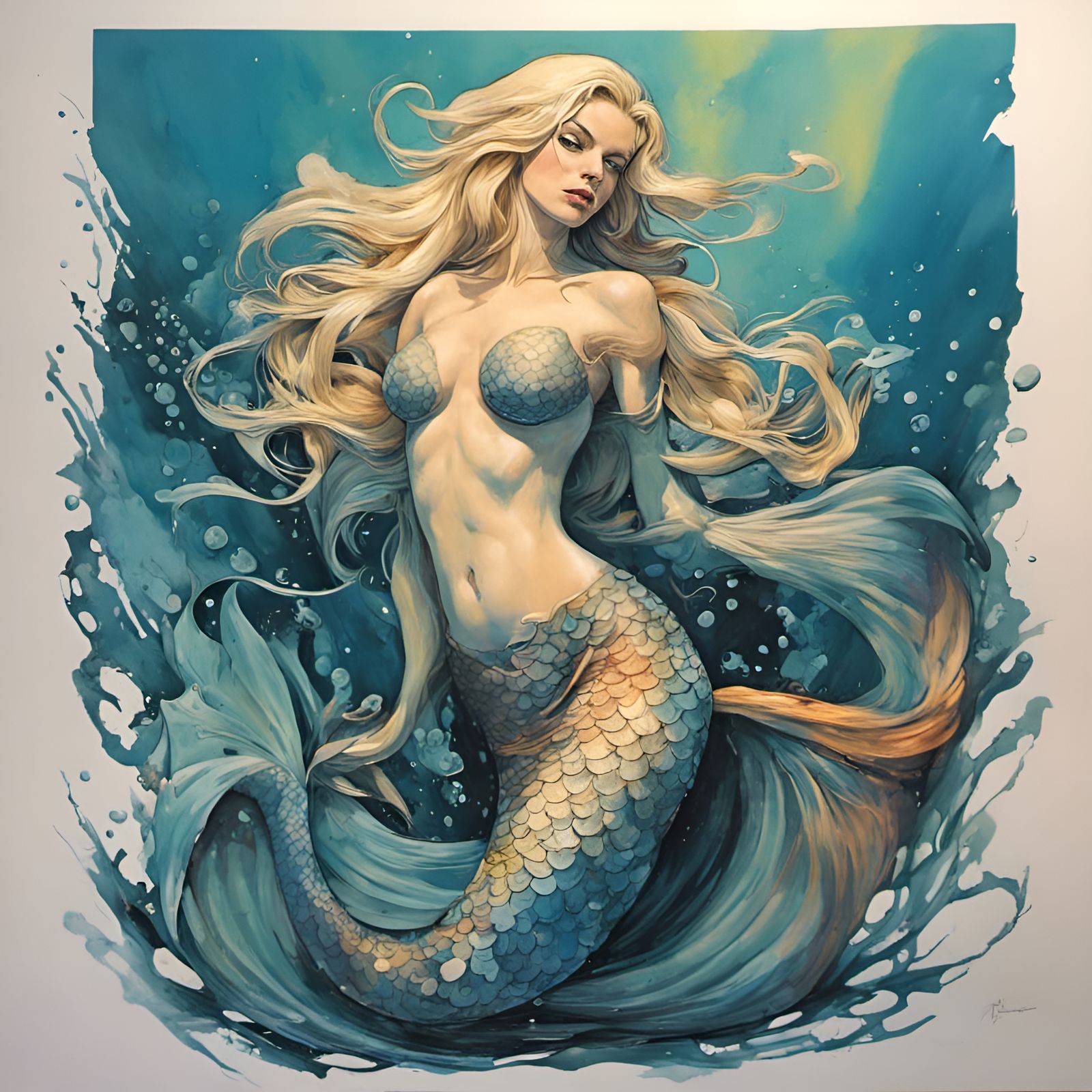 Portrait of a Mermaid  by @iAmDaddyRandy
