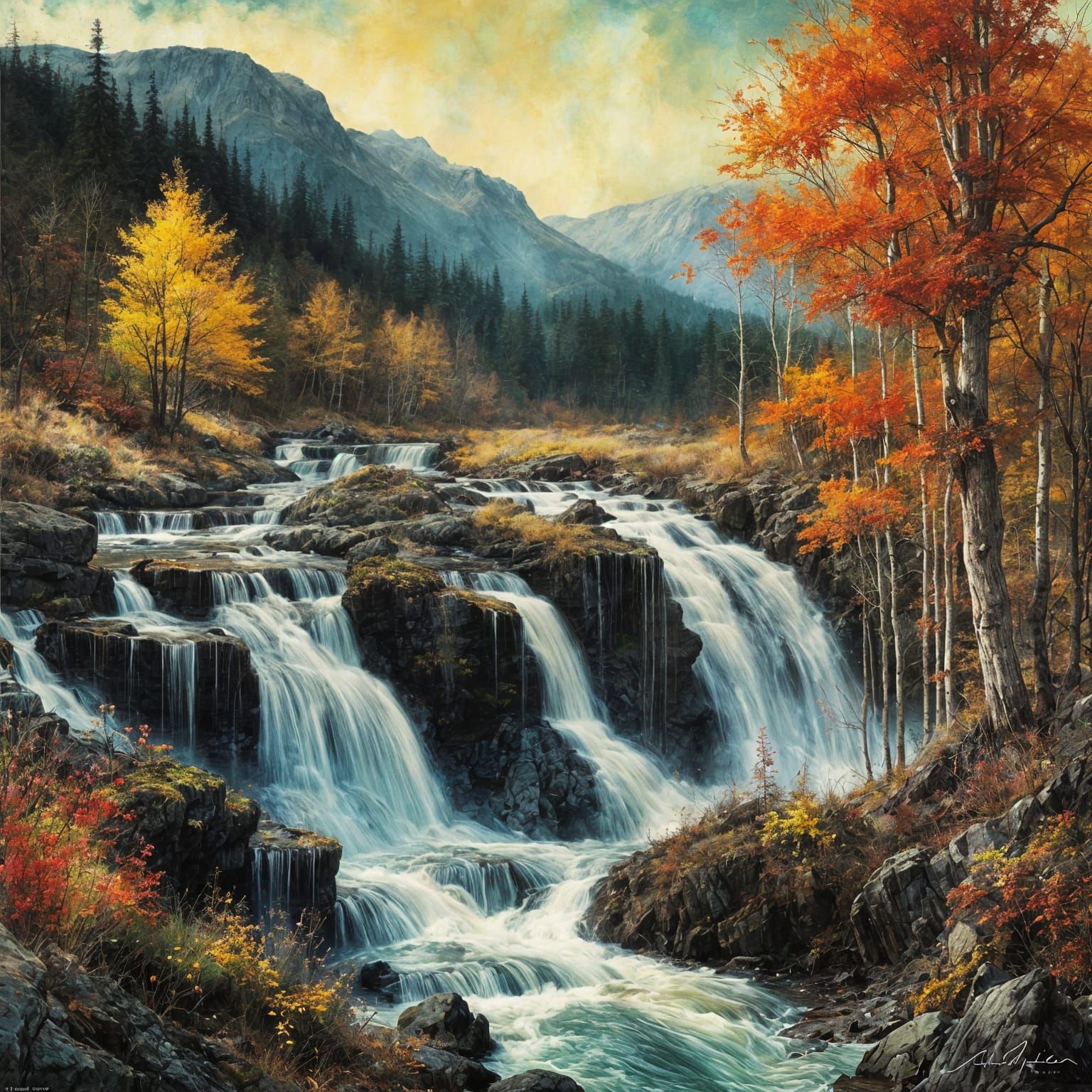 A rugged stream in the mountains  by @ColdBoldTold