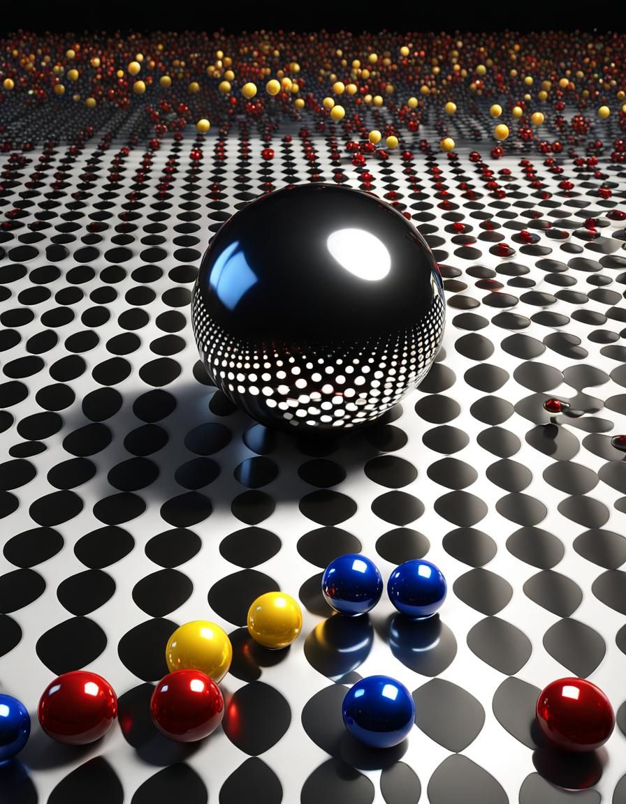 Reflective Metallic sphere