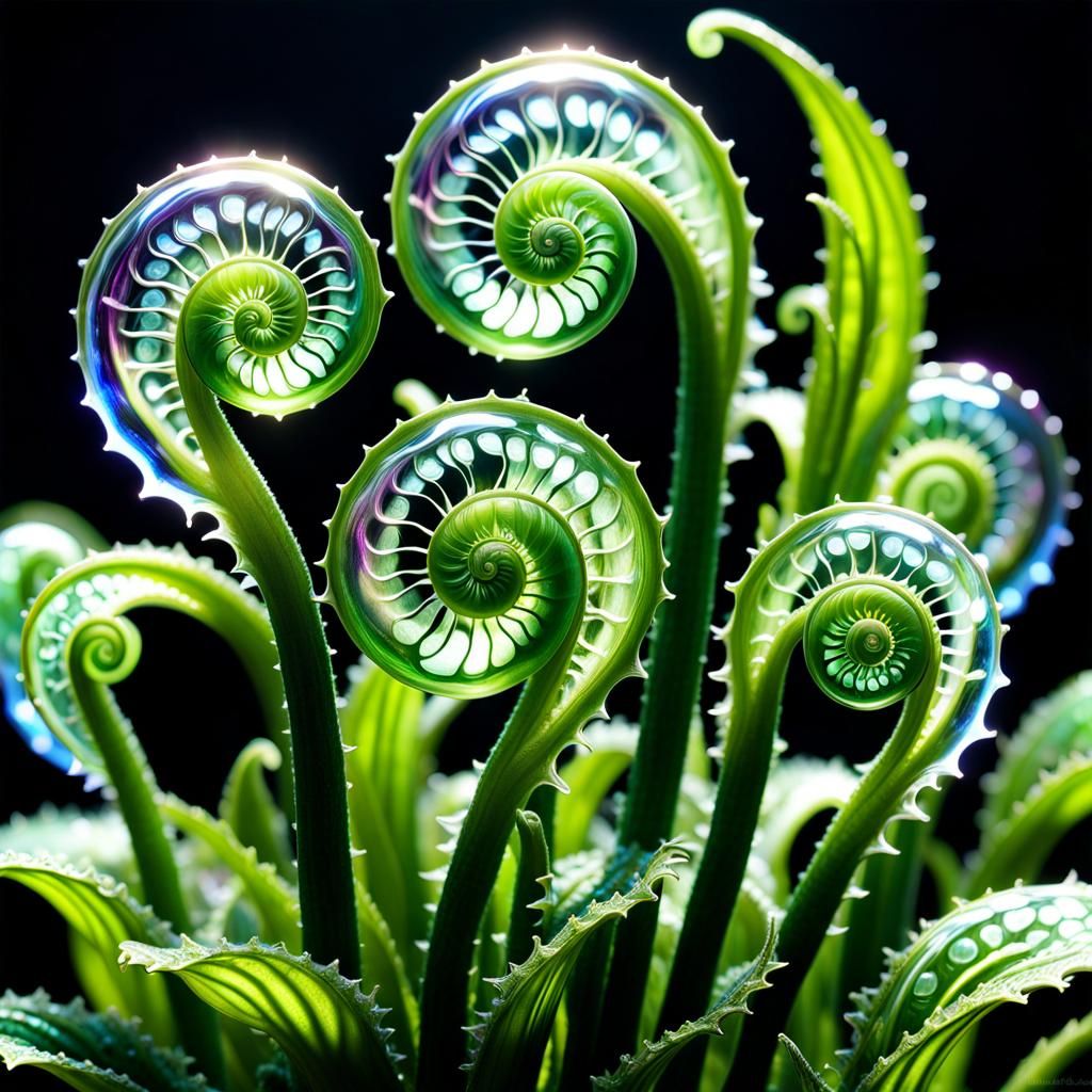 Fiddleheads AI Generated Artwork NightCafe Creator