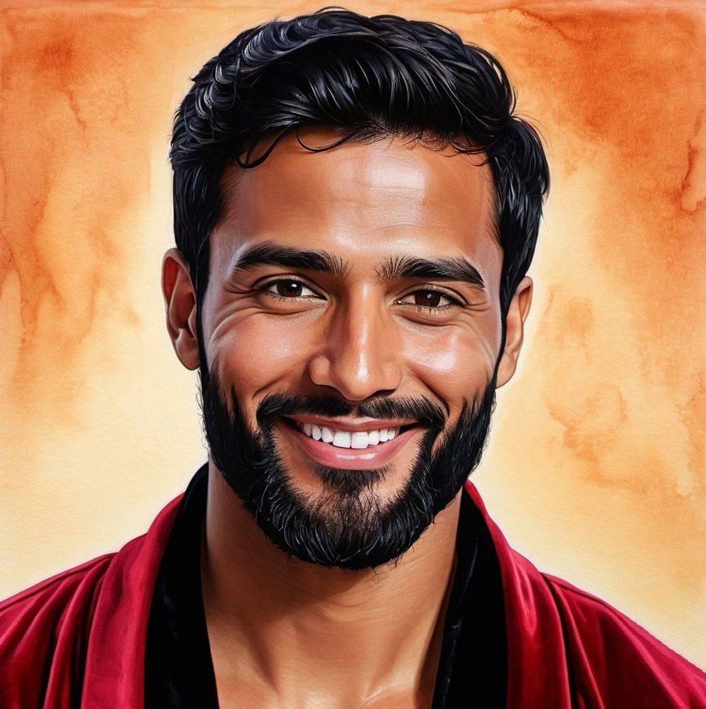 Ramón, a handsome bearded man