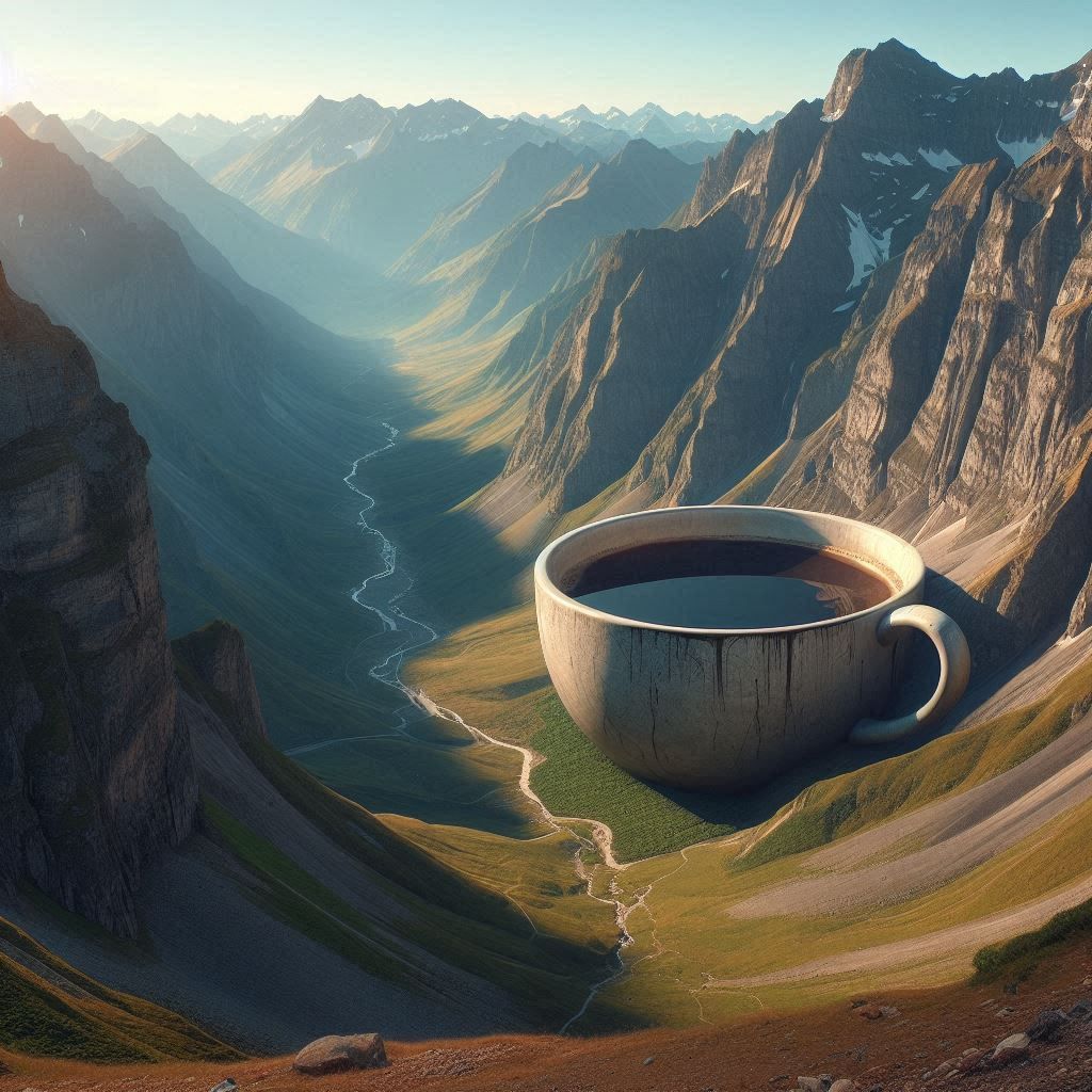 There's coffee in them thar hills!