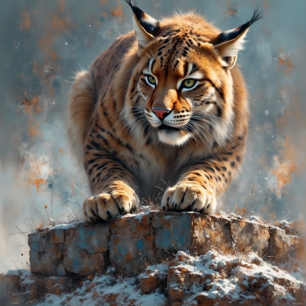 Graffiti splash lynx’s 