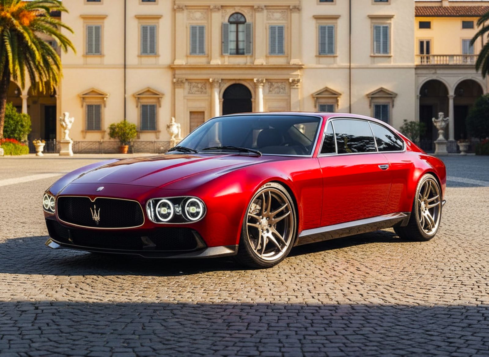 Maserati Monterey 3.0 Bi-Turbo, side quarter view