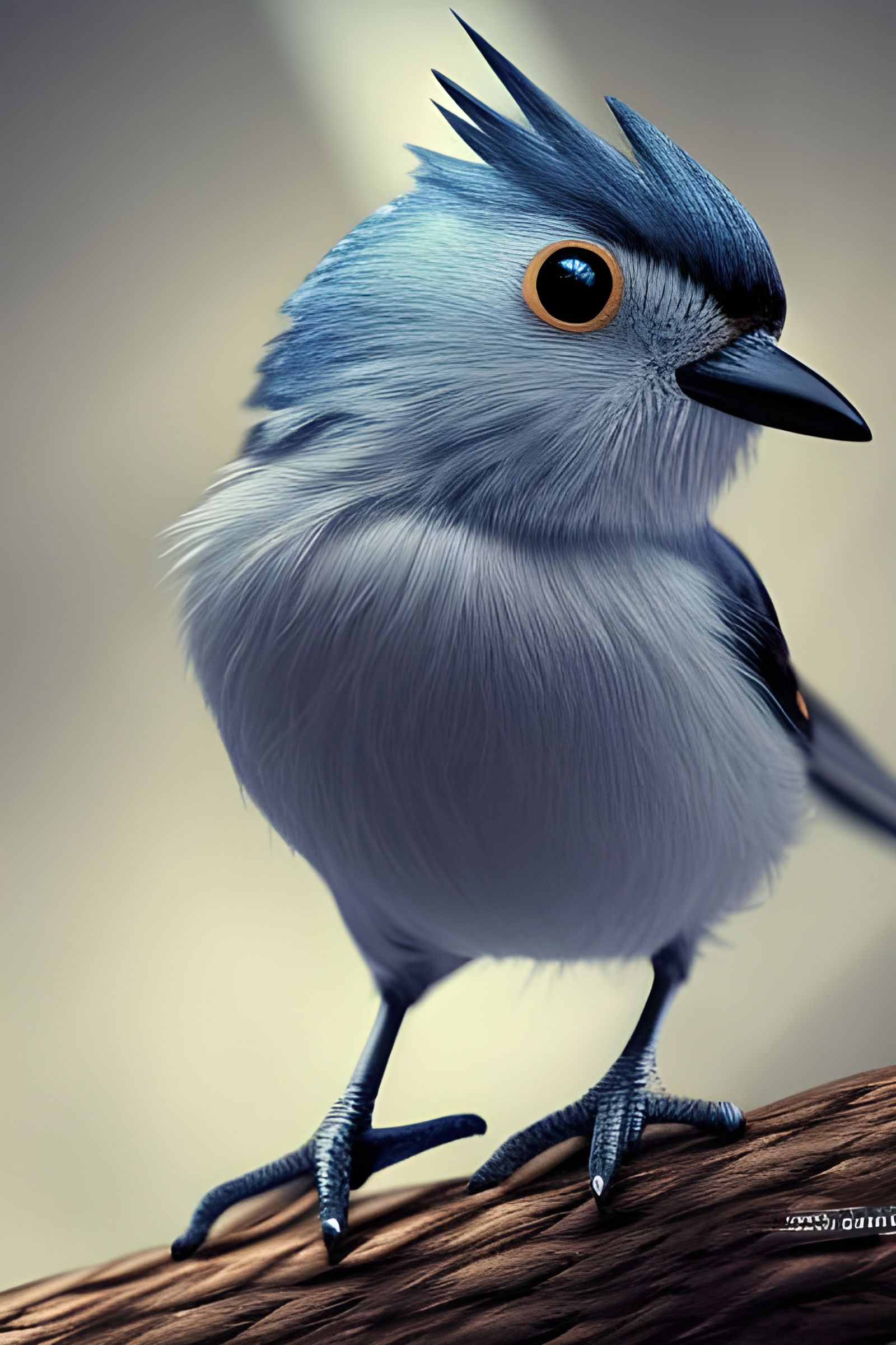 Titmouse on a branch  by @Alex Summer