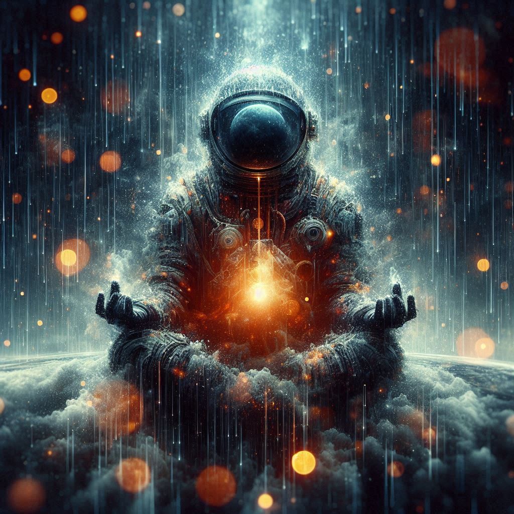 double exposure beautiful fantasy DALL-E 3 portrait landscap...