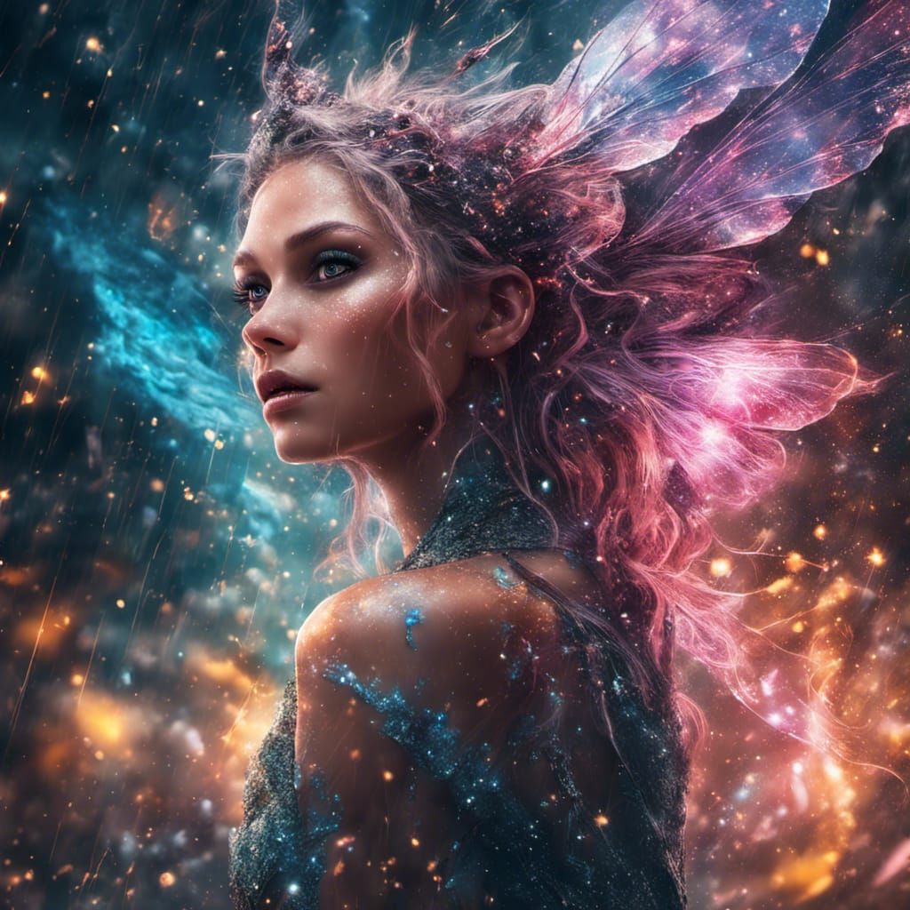 Glitter fairy