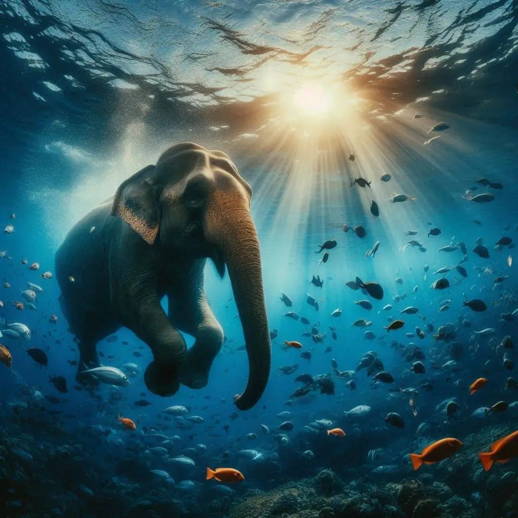 Aquatic Elephant