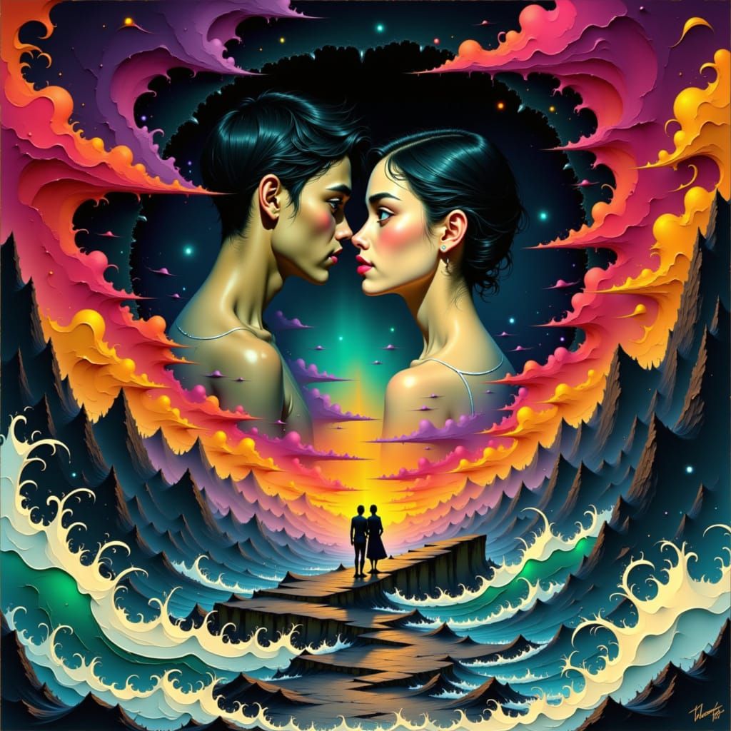 Our love knows no bounds, it stirs the world's elements and creates both awe inspiring wonder as well as tremendous destruction in it's wake...