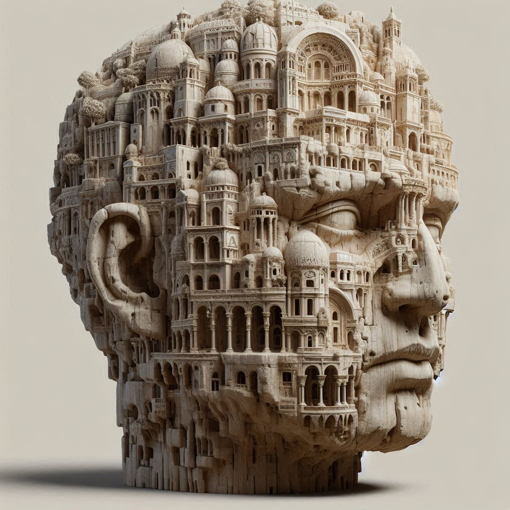 Marble Sculpture of Mimar Sinan