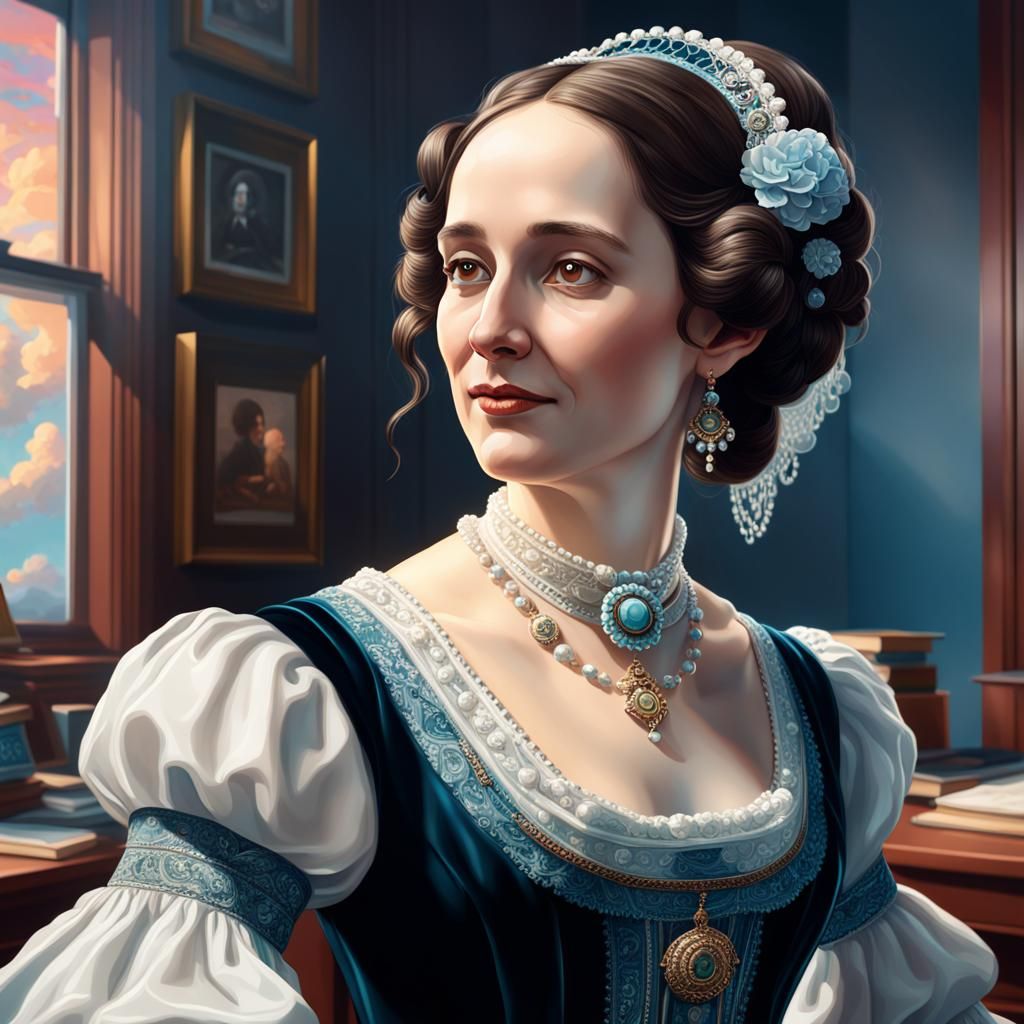 Ada Lovelace who made the first algorithm. - AI Generated Artwork ...