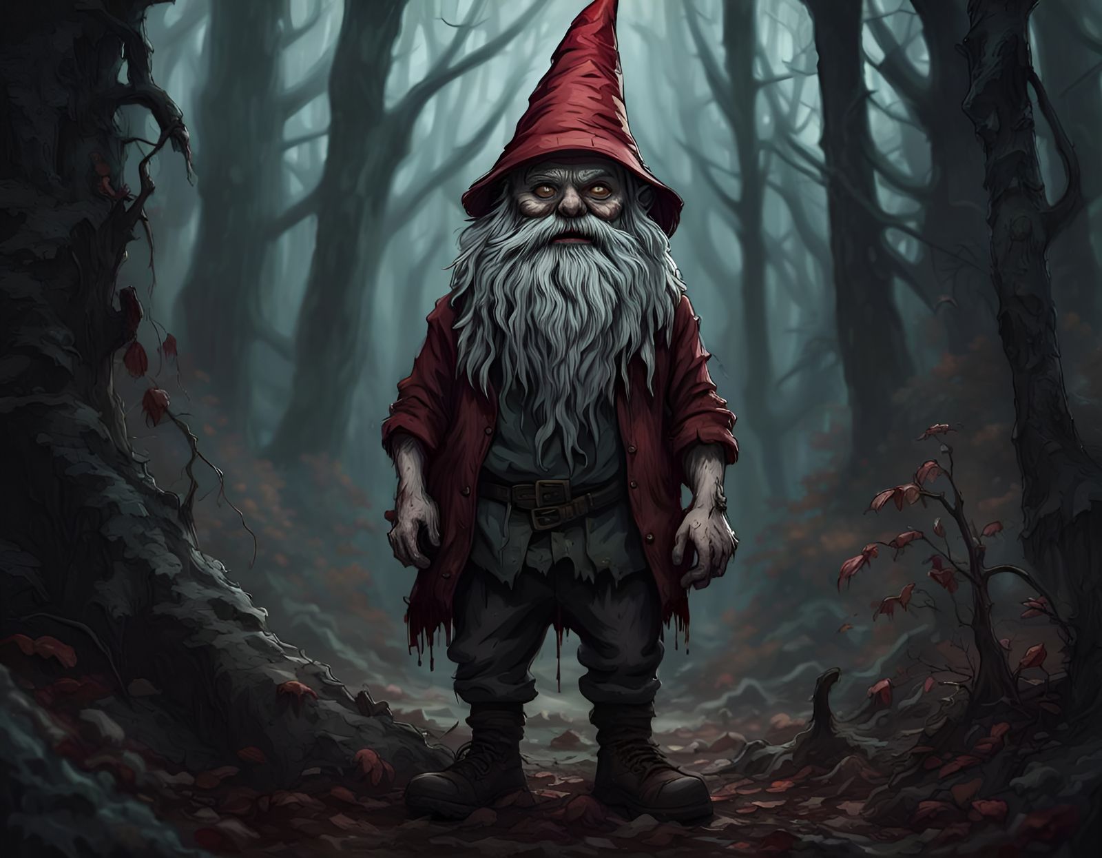 Dark gnome - AI Generated Artwork - NightCafe Creator