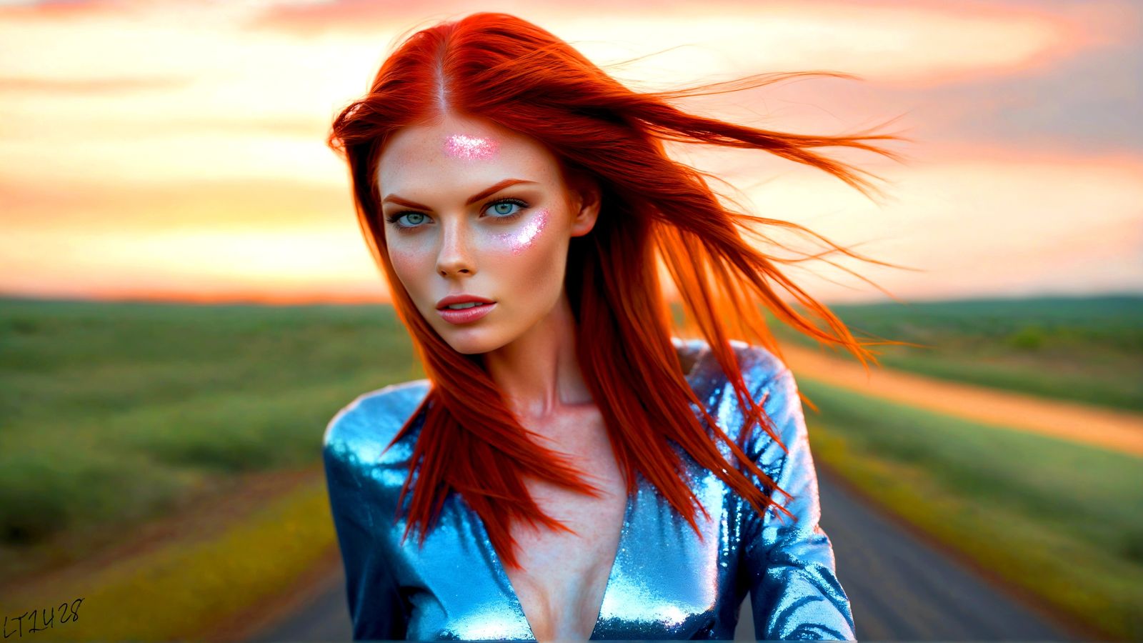 Kristie Kline - Glitter in the air series.