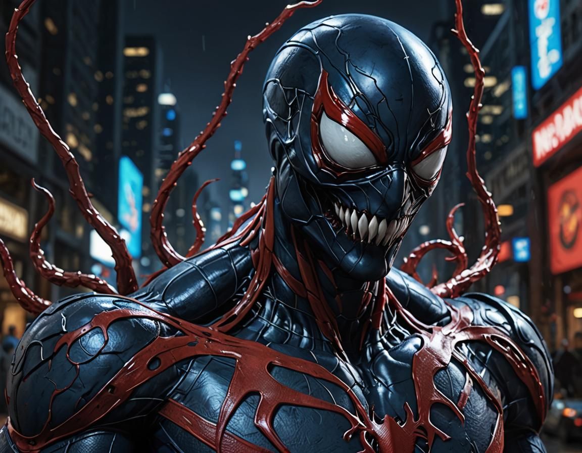 Mashup Red Symbiote Dr. Manhatten - AI Generated Artwork - NightCafe ...