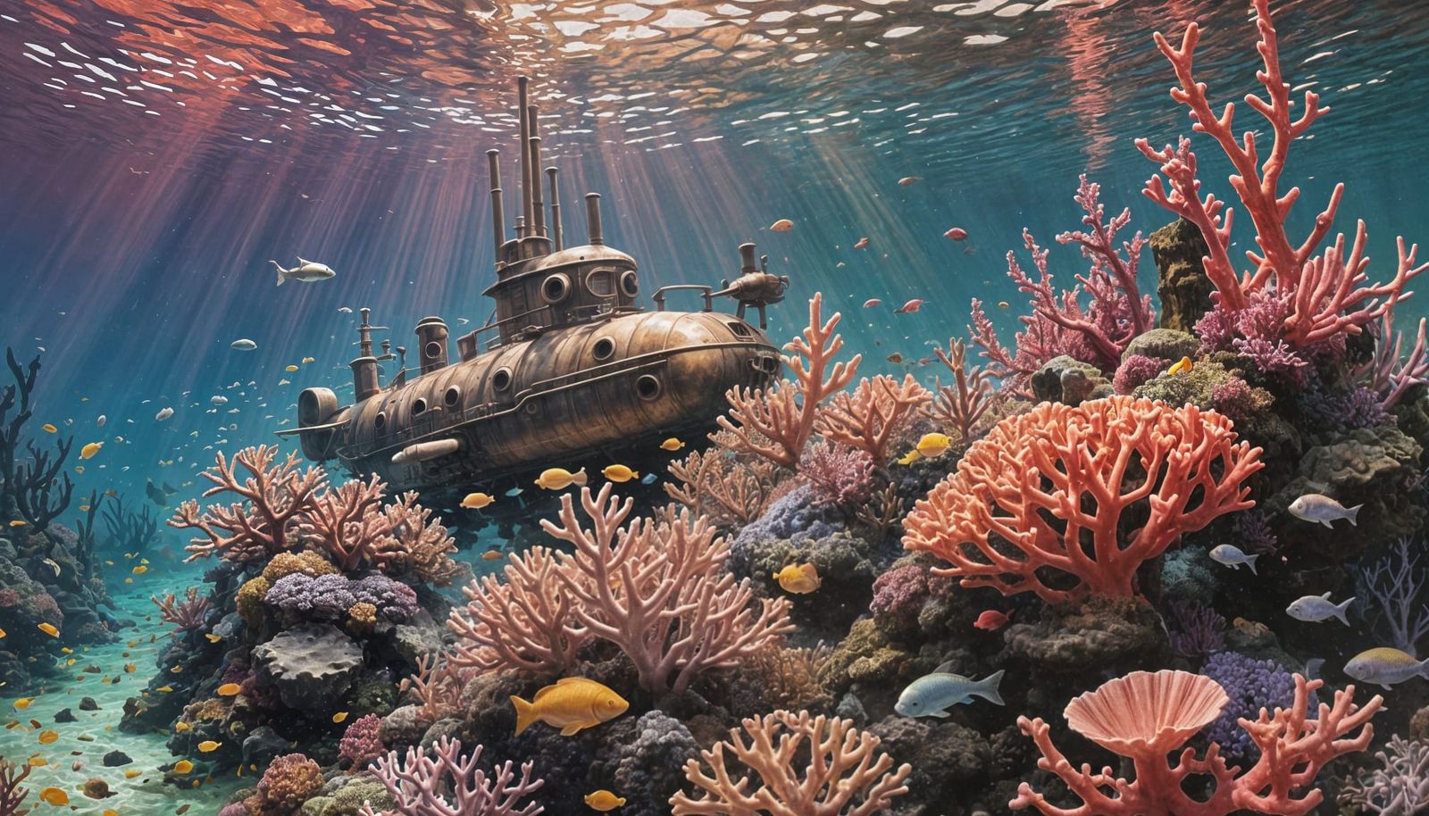 Coral reef  by @Marion