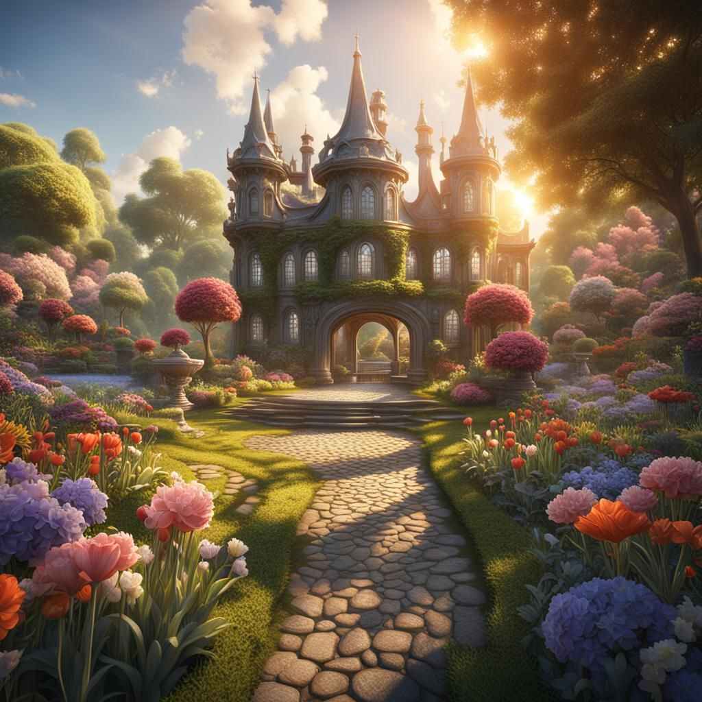 Imagine an absolutely fantastic, breathtaking garden. Life a...