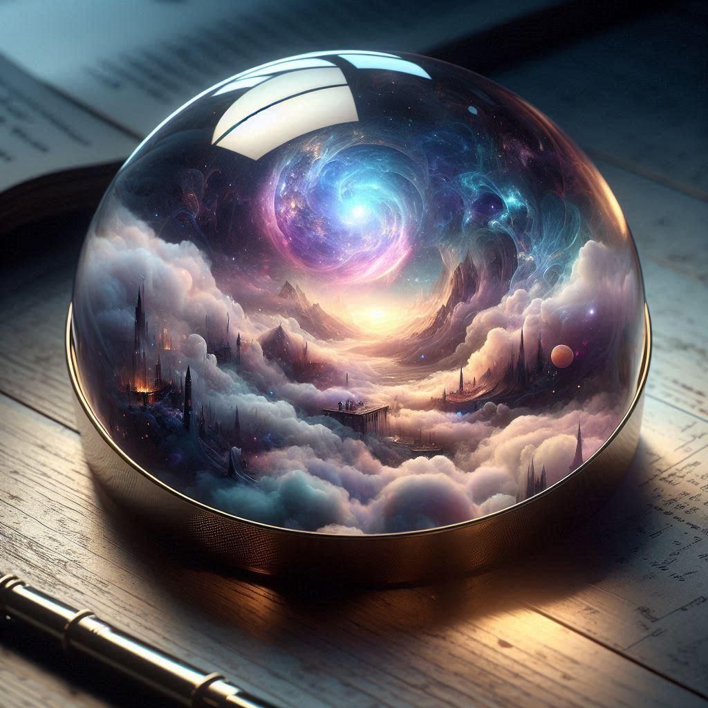 Paperweight cosmos