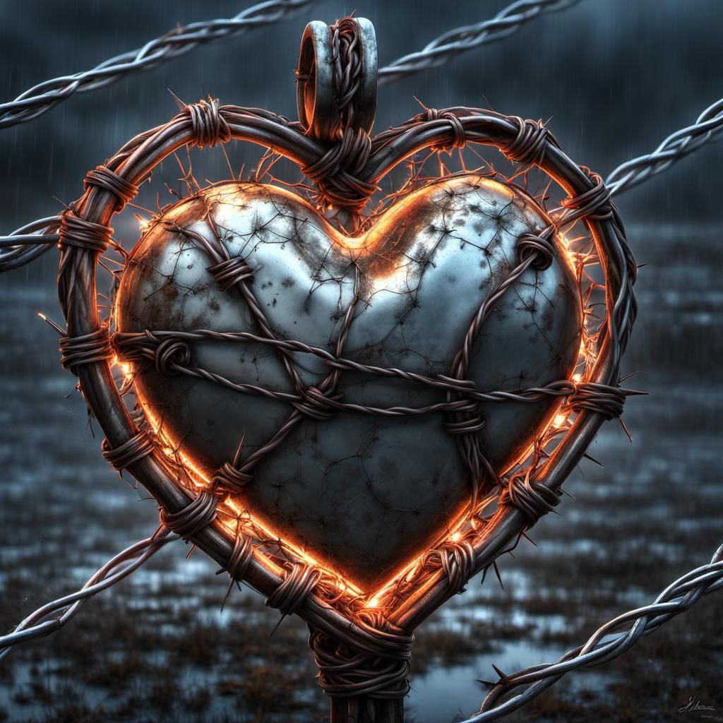 I left my heart on the battlefield for you to remember me by.  by @Marge