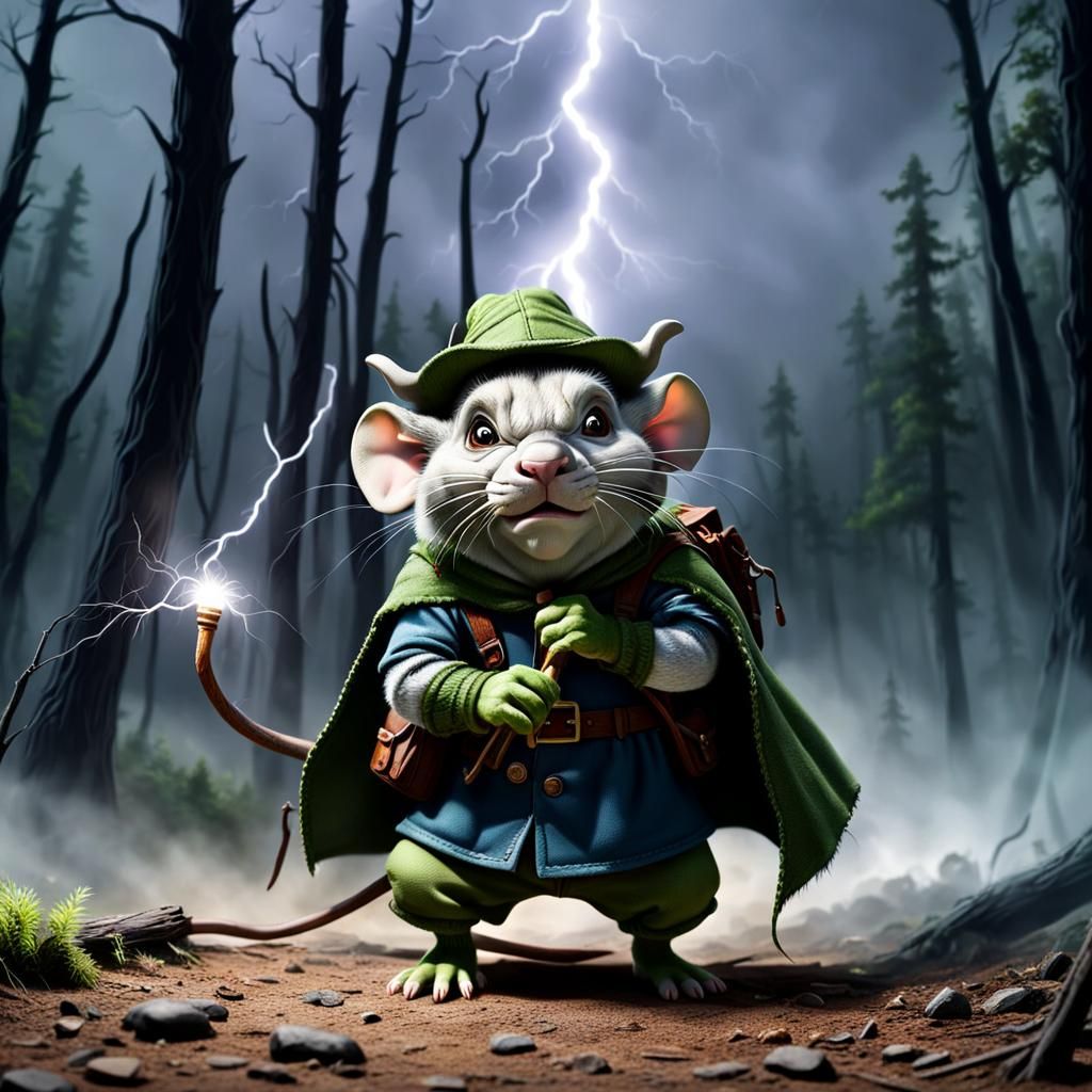 scary little ogre mouse traveler,