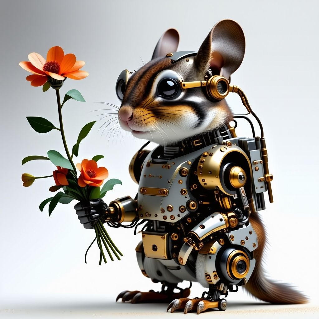 Romantic Cyborg Chipmunk