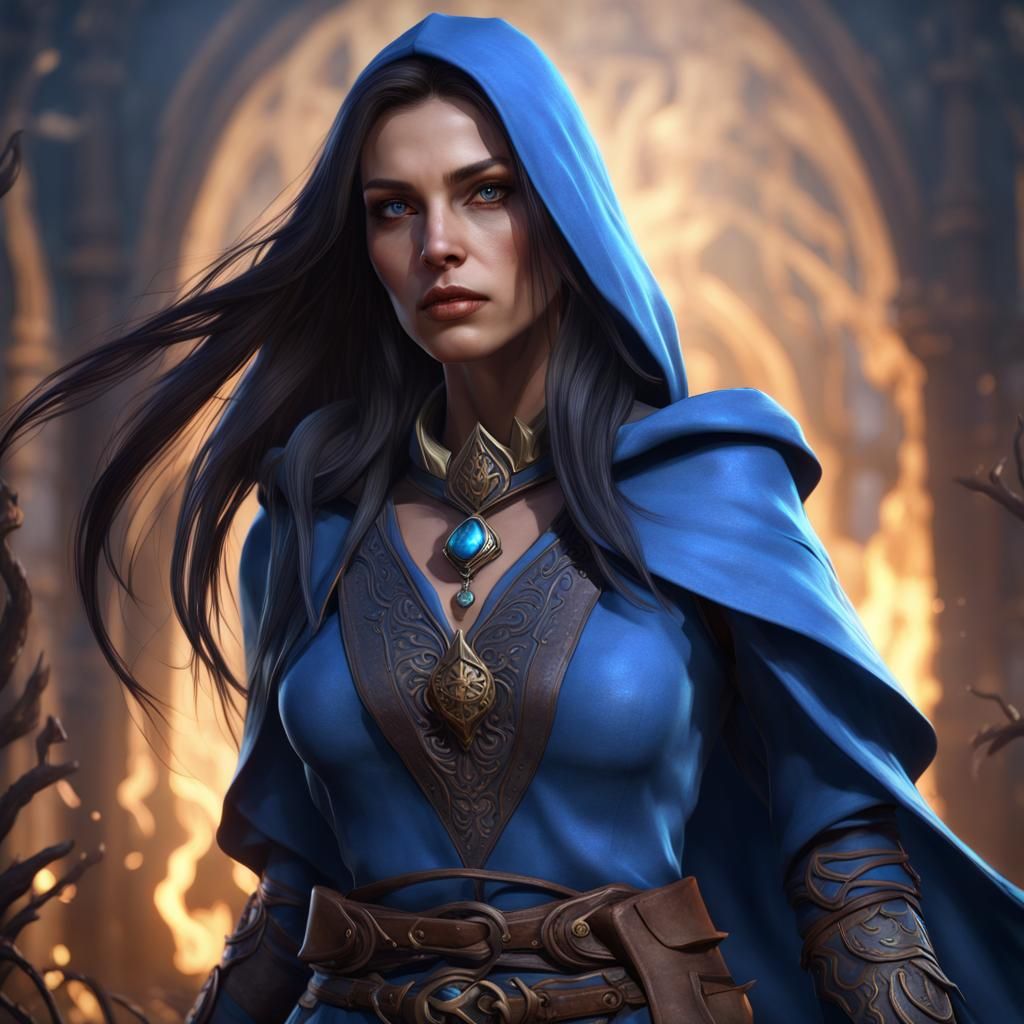 Female Warlock - Ai Generated Artwork - Nightcafe Creator