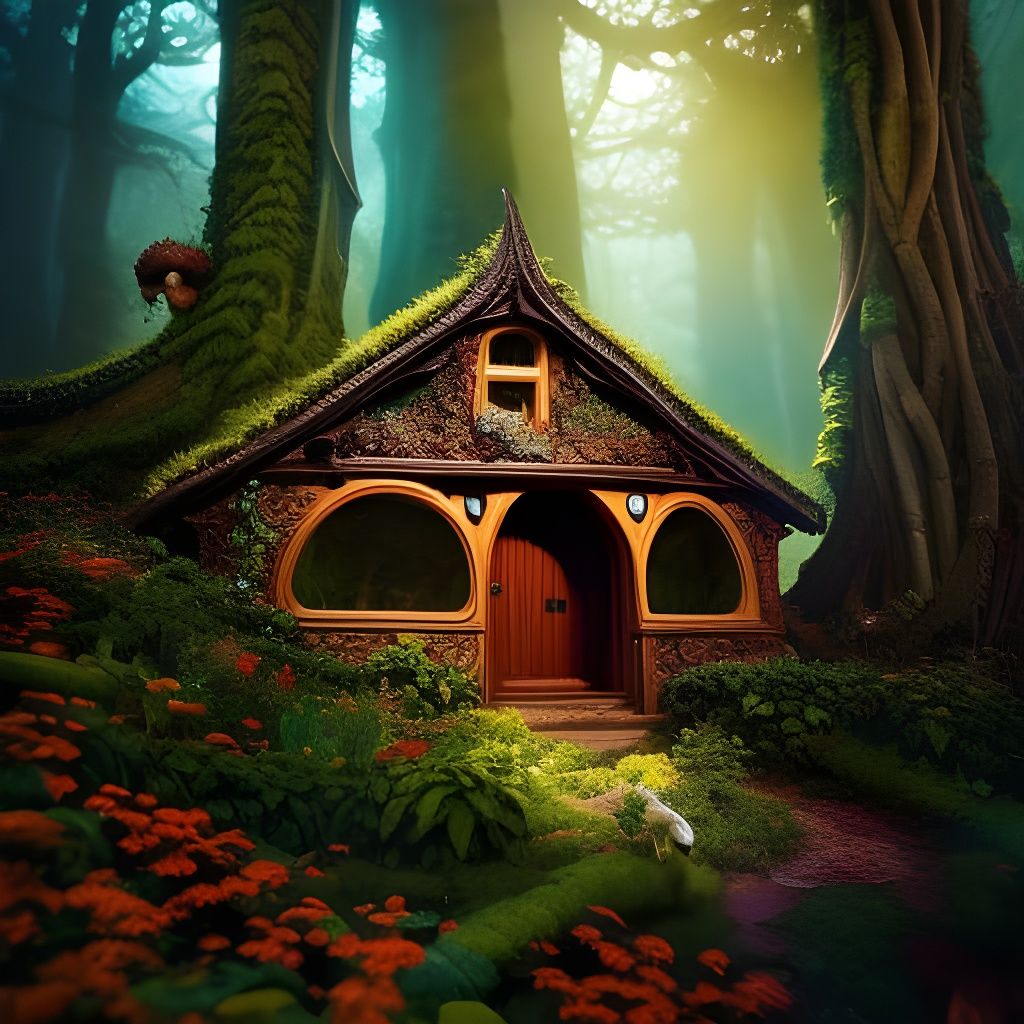 Tiny house - AI Generated Artwork - NightCafe Creator