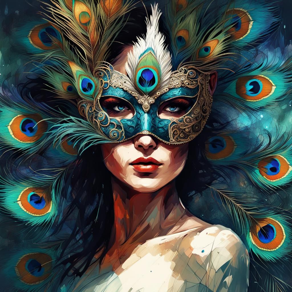 Peacock Mask