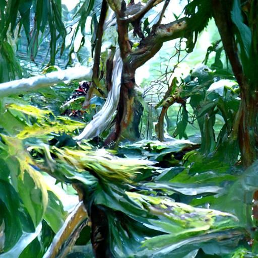Elf druid woods