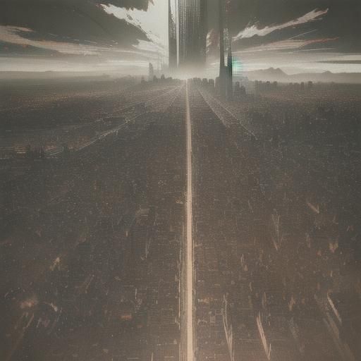 Algorithm Central City - AI Generated Artwork - NightCafe Creator